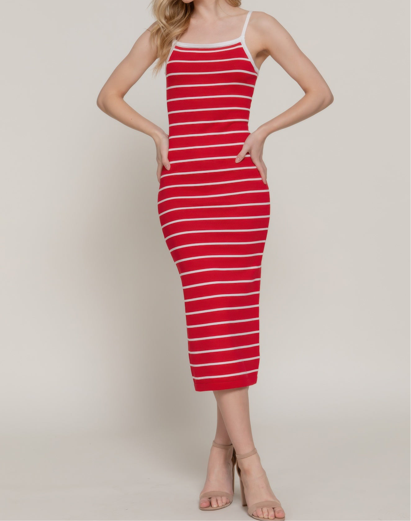 Stripe Spring Sweater Dress