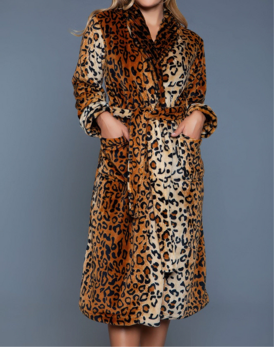 Leopard Robe