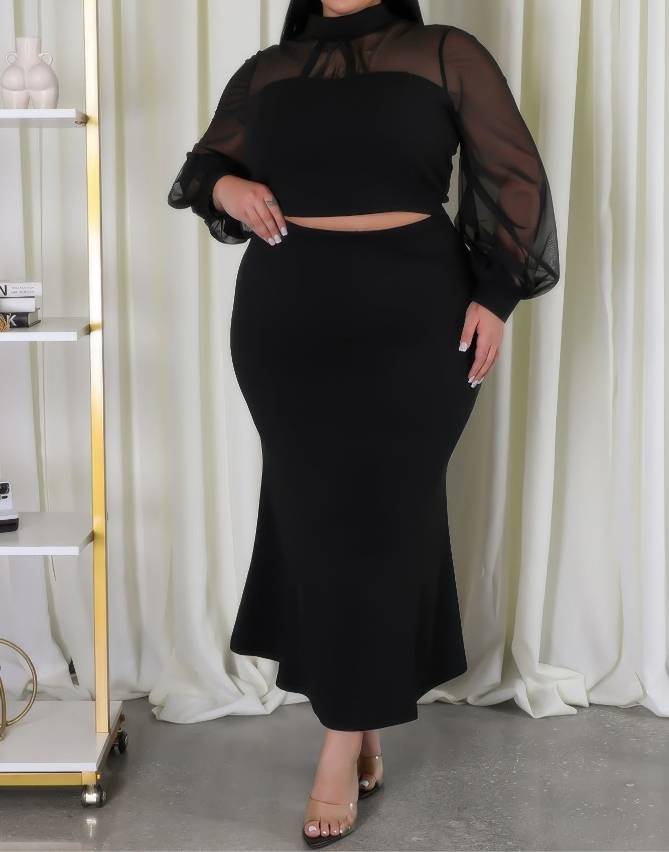 Stretch Skirt Set