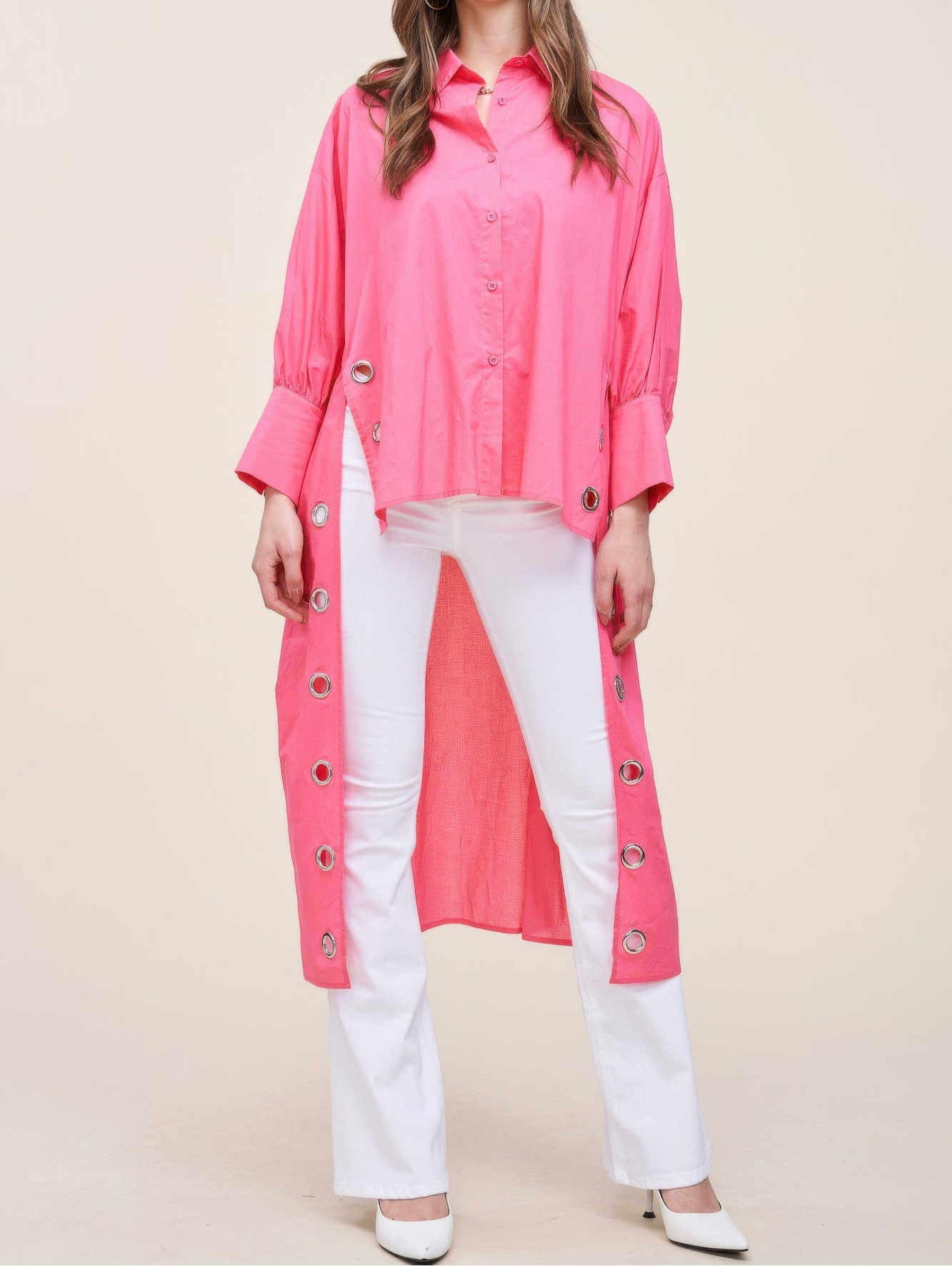 Oversized Shirt With Long Back