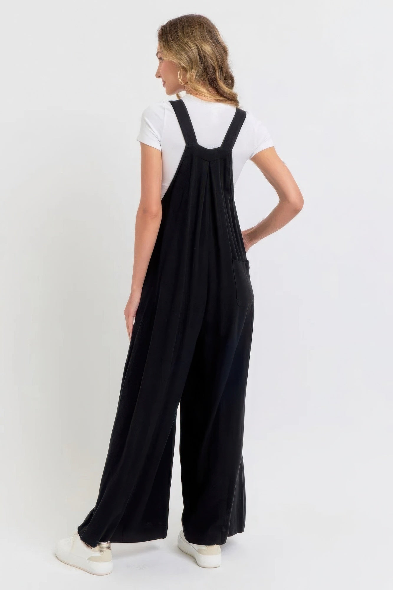 Overall Wide Leg Jumpsuit