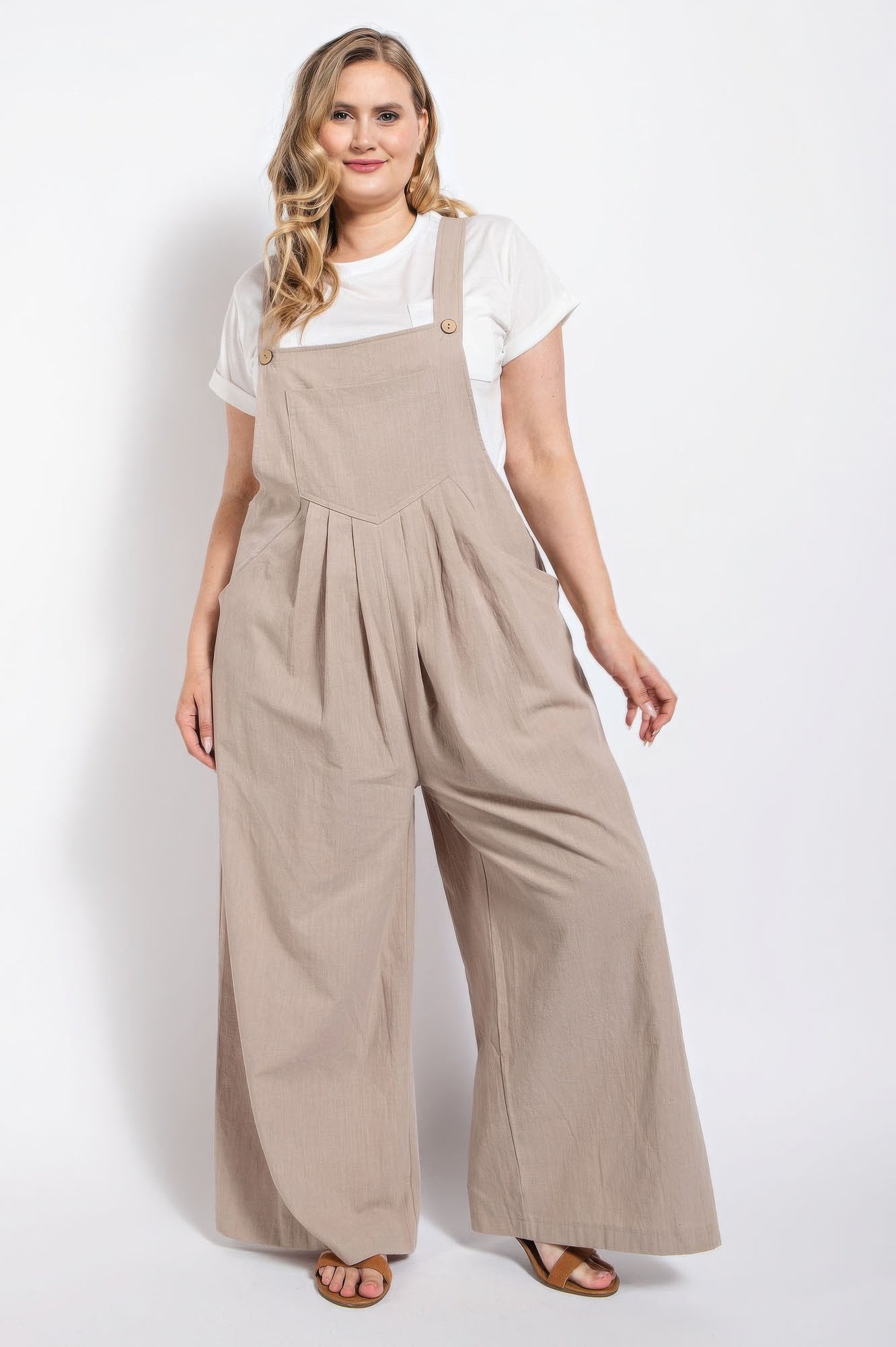 Pintuck Detail Overall