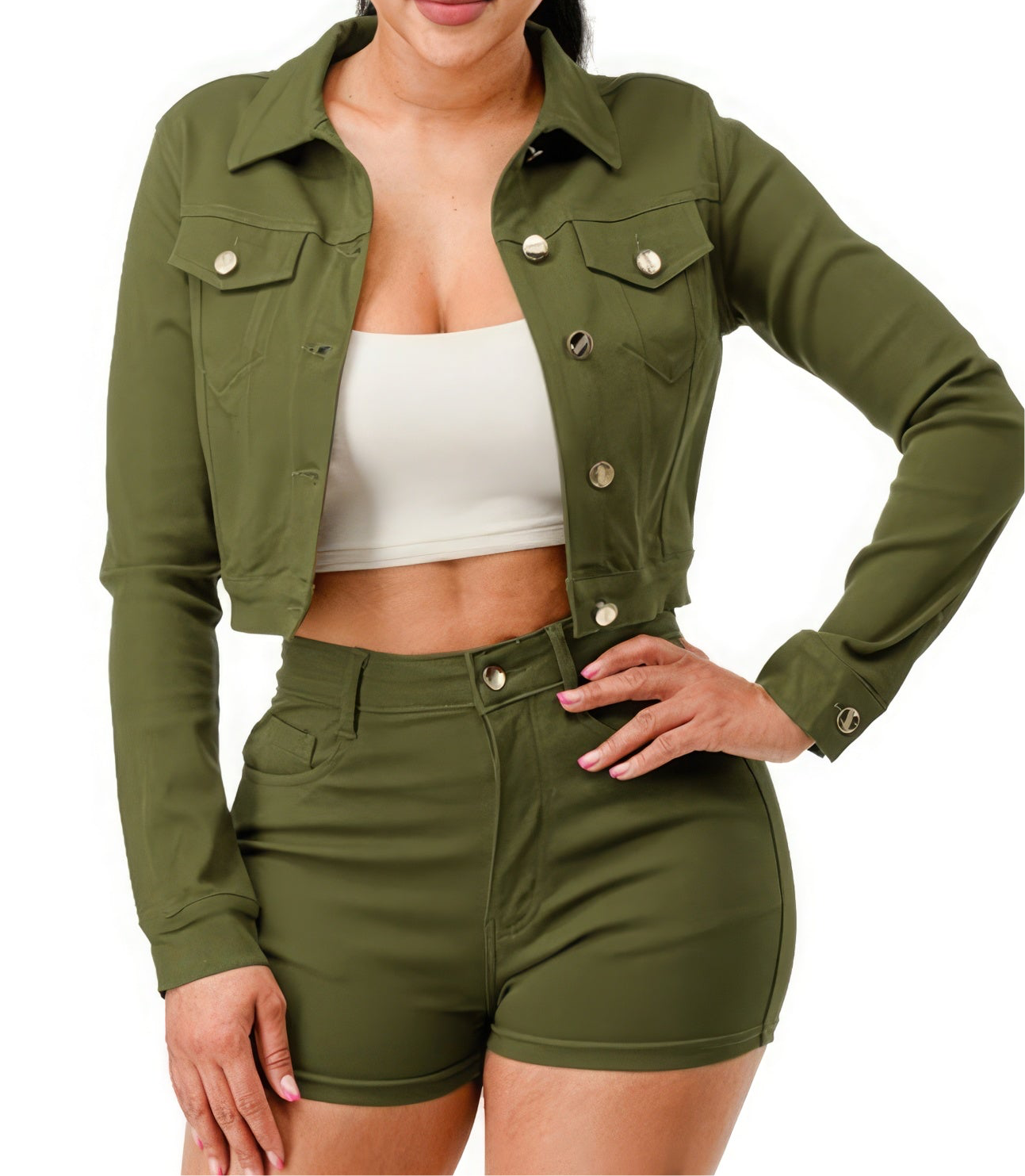 Super Stretchy Cropped Jacket