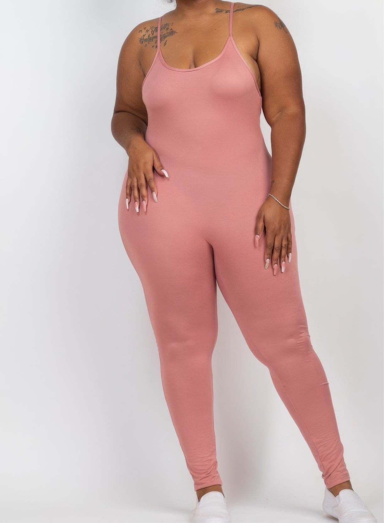 Solid Bodycon Cami Jumpsuit