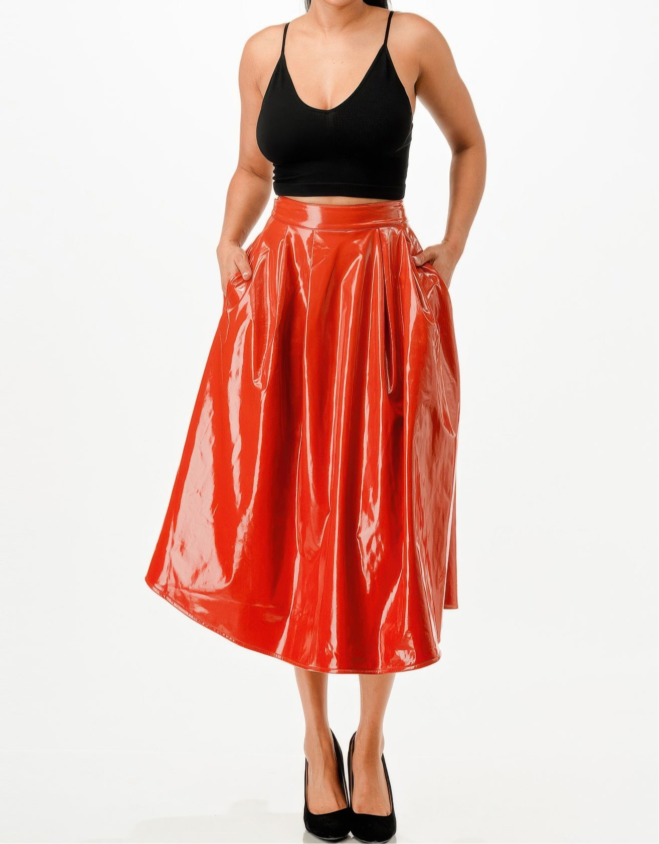 Midi Skirt With Pockets