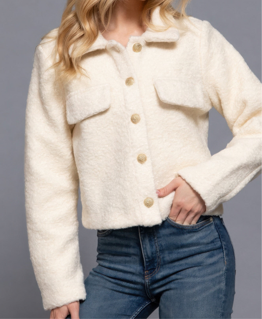 Teddy Fleece Short Jacket