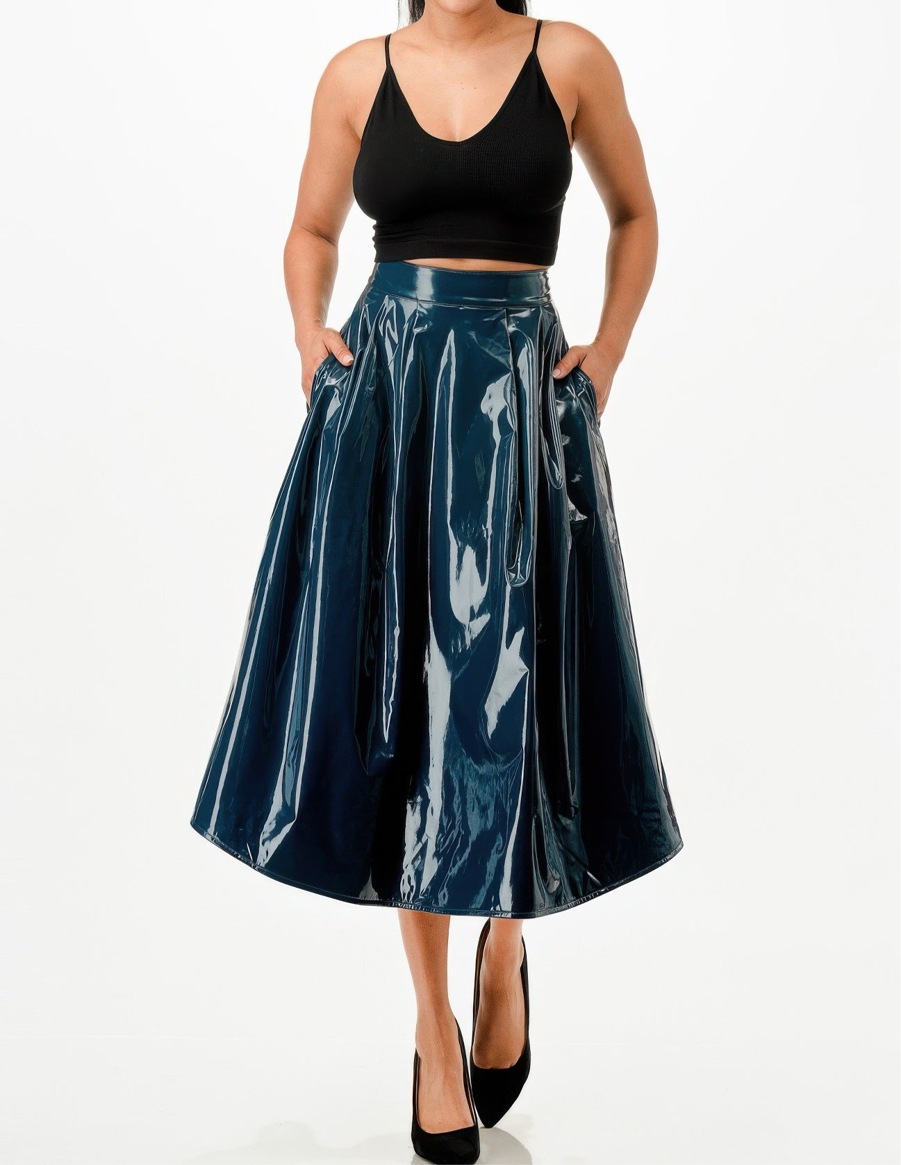 Midi Skirt With Pockets