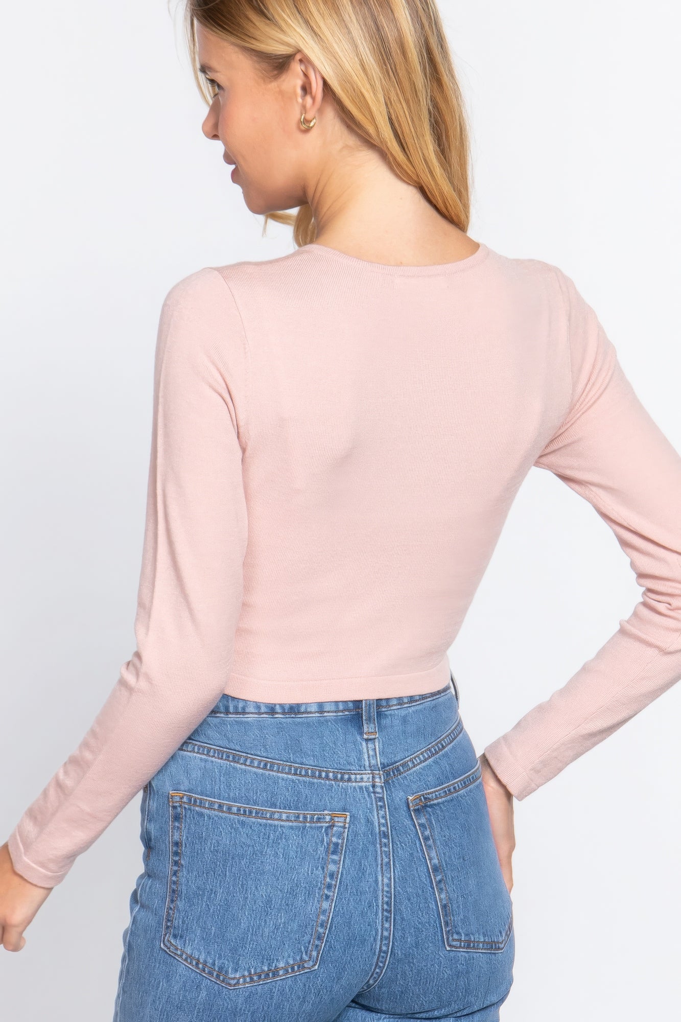 Long Slv Viscose Sweater