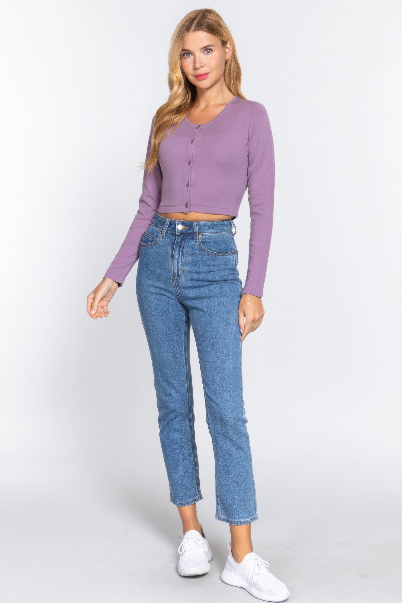 Long Slv Viscose Sweater