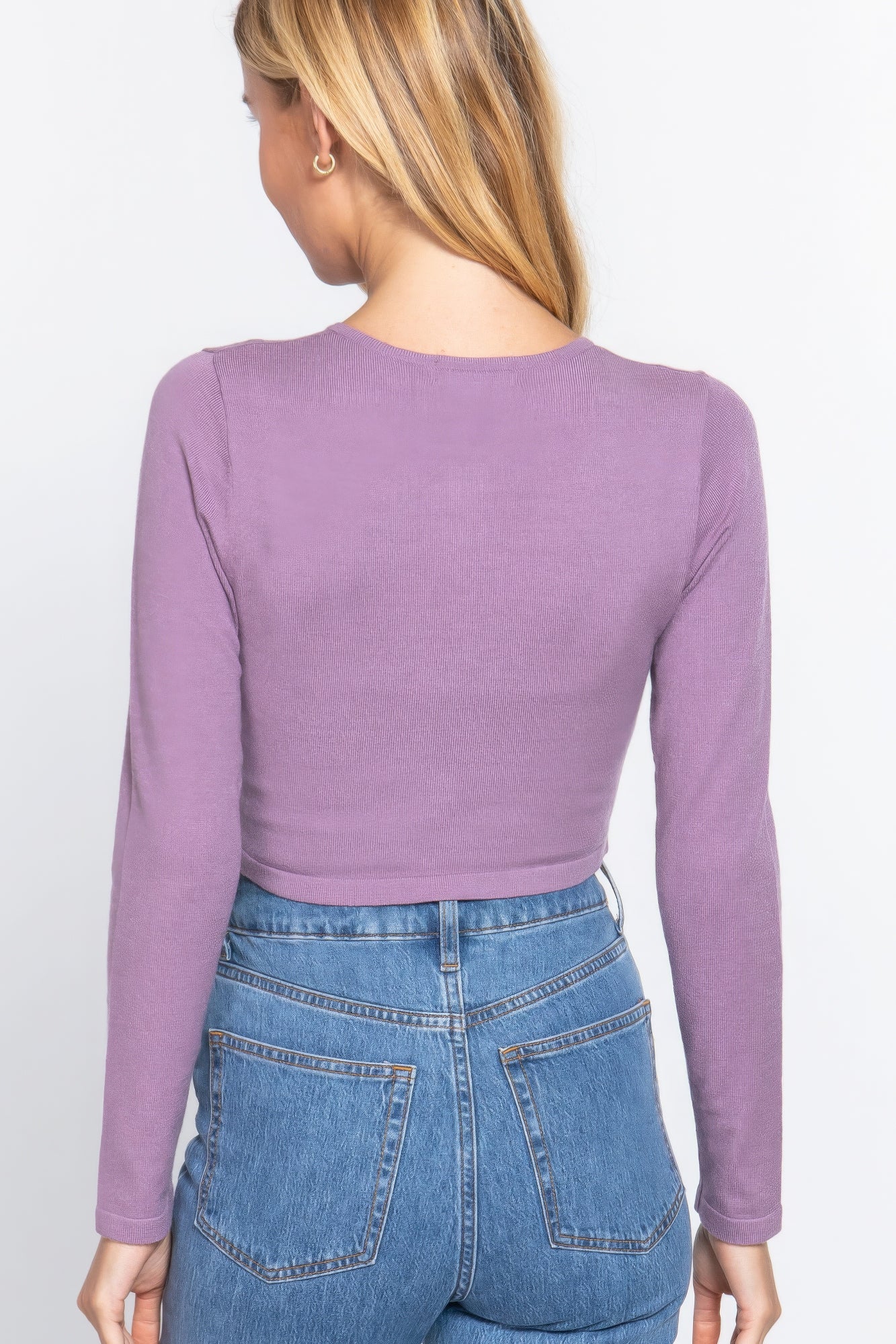 Long Slv Viscose Sweater