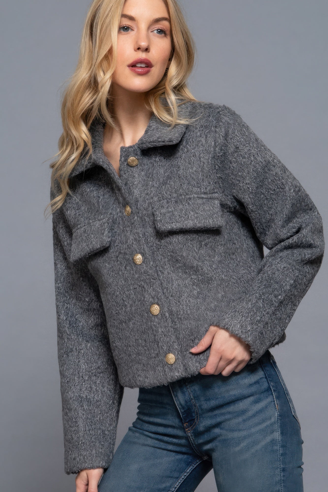 Teddy Fleece Short Jacket