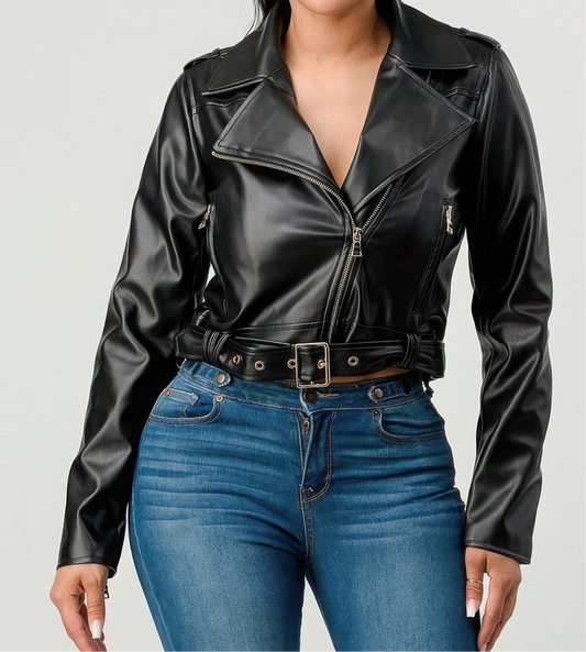 Pu Leather Jacket