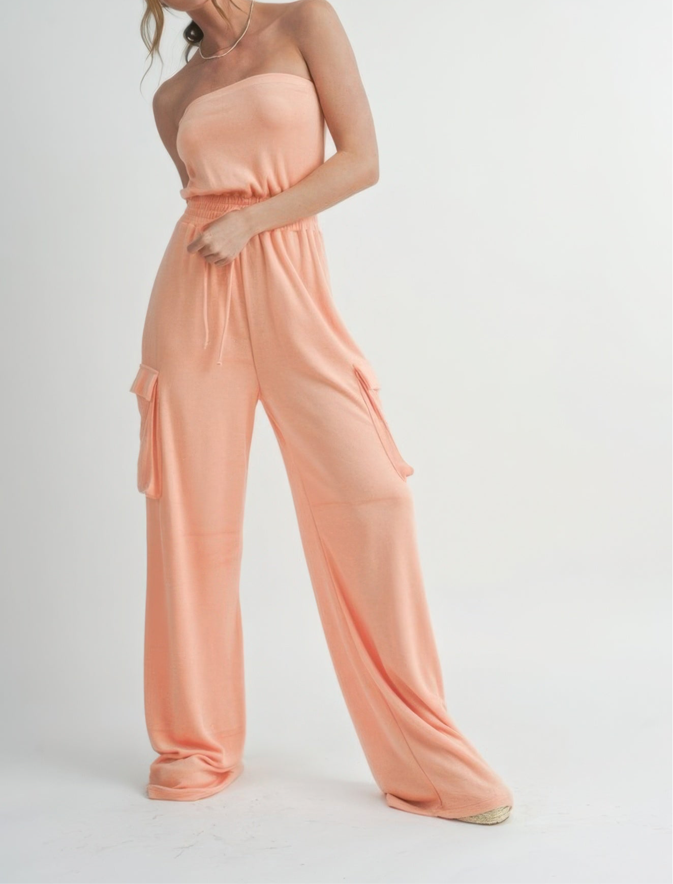 Tube Top  Jumpsuit Romper