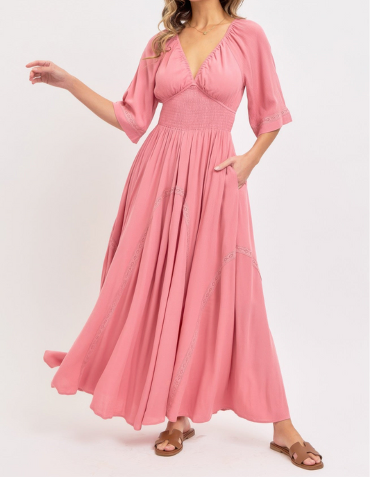 Romantic Flowy Maxi Dress